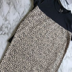 Ann Taylor Cheetah Print Pencil Skirt